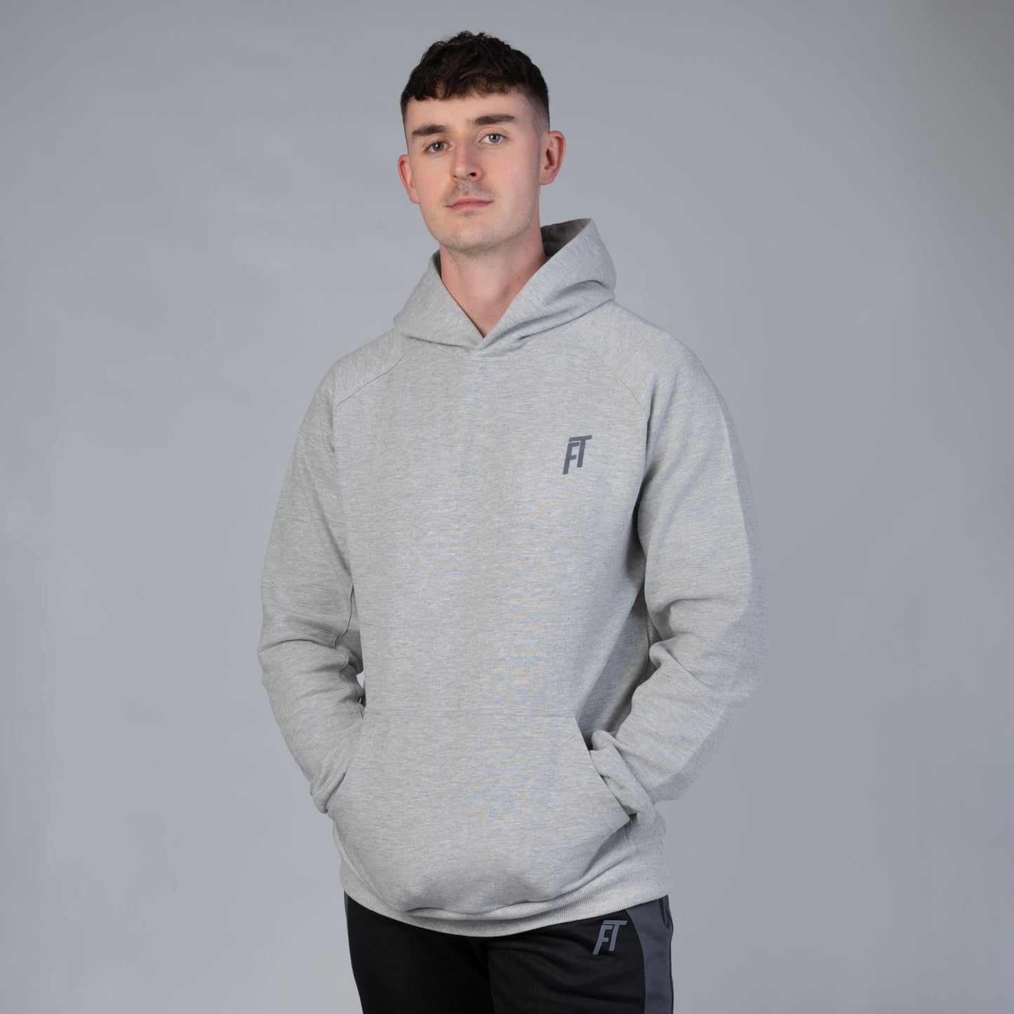 F&T Mens Sports Double Interlock Hoody
