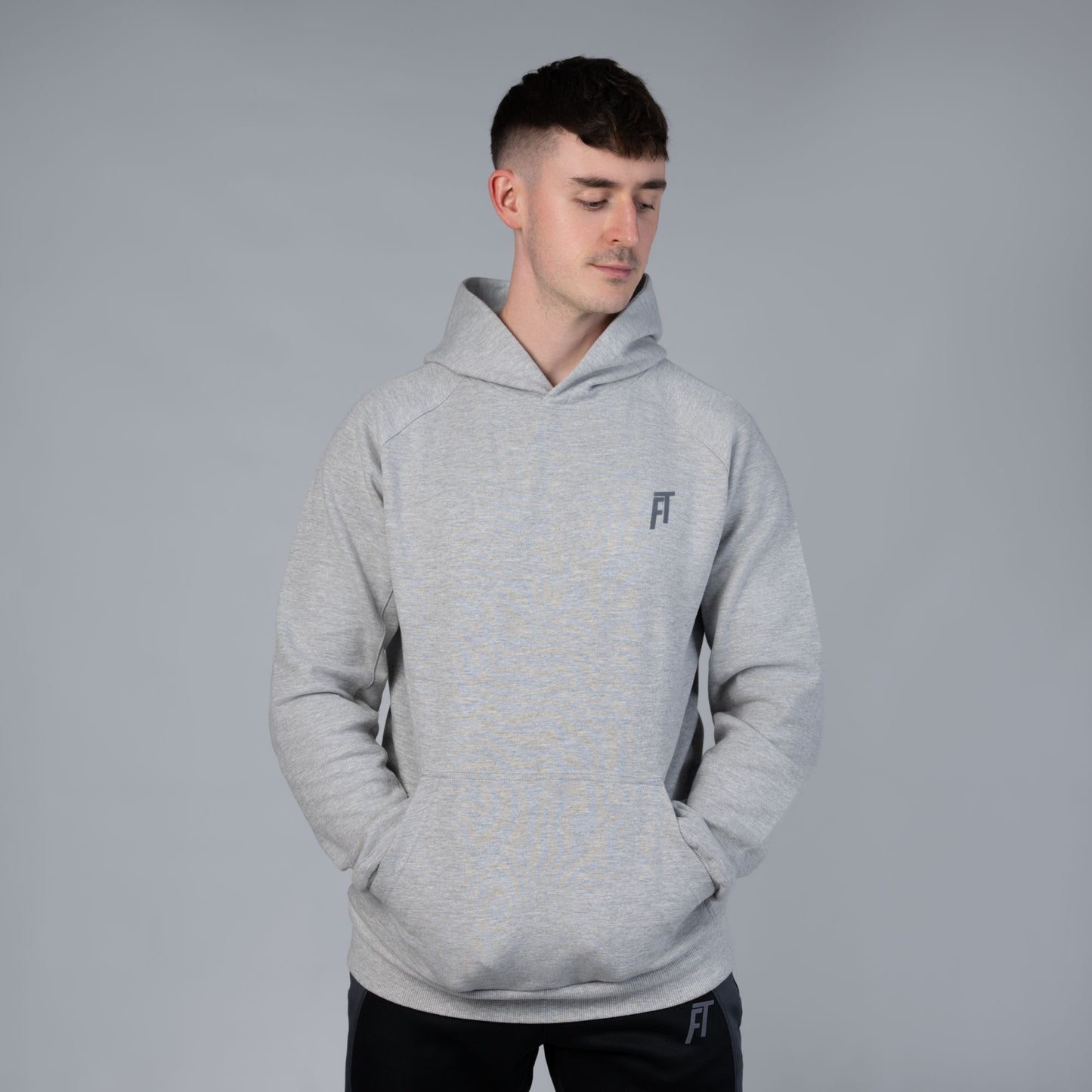 F&T Mens Sports Double Interlock Hoody