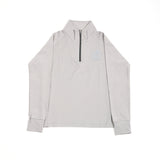 F&T Womens 1/4 Zip Heavy Stretch Interlock Jersey Top