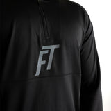 F&T Mens Quarter Zip Mock Neck