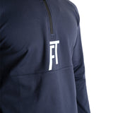 F&T Mens Quarter Zip Mock Neck